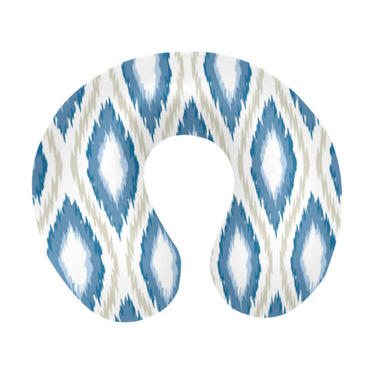 Ikat Pattern Print Design 02 U-Shaped Travel Neck Pillow