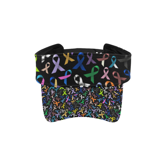 Breast Cancer Awareness Colorful Print Unisex Sun Visor