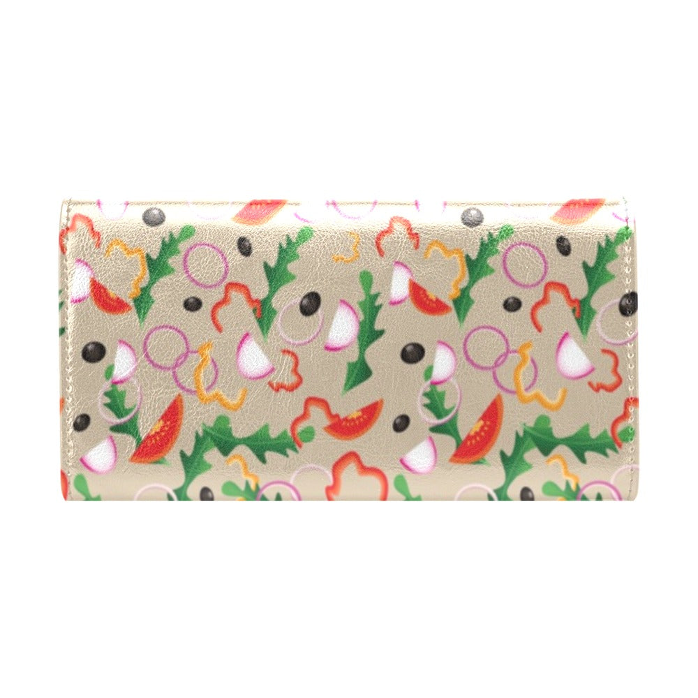 Salad Print Design LKS303 Women's Trifold Wallet