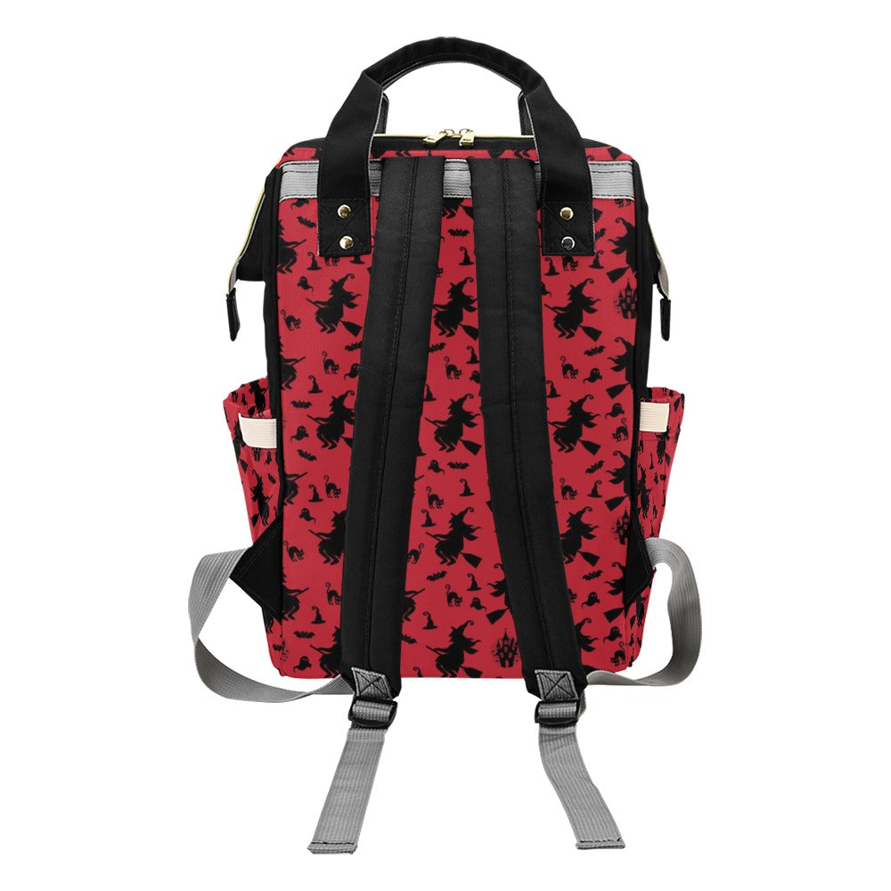 Witch Print Design LKS303 Diaper Bag Backpack