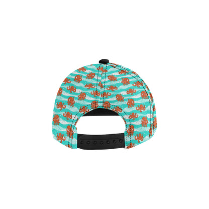 Octopus Cute Design Print Themed Snapback Cap