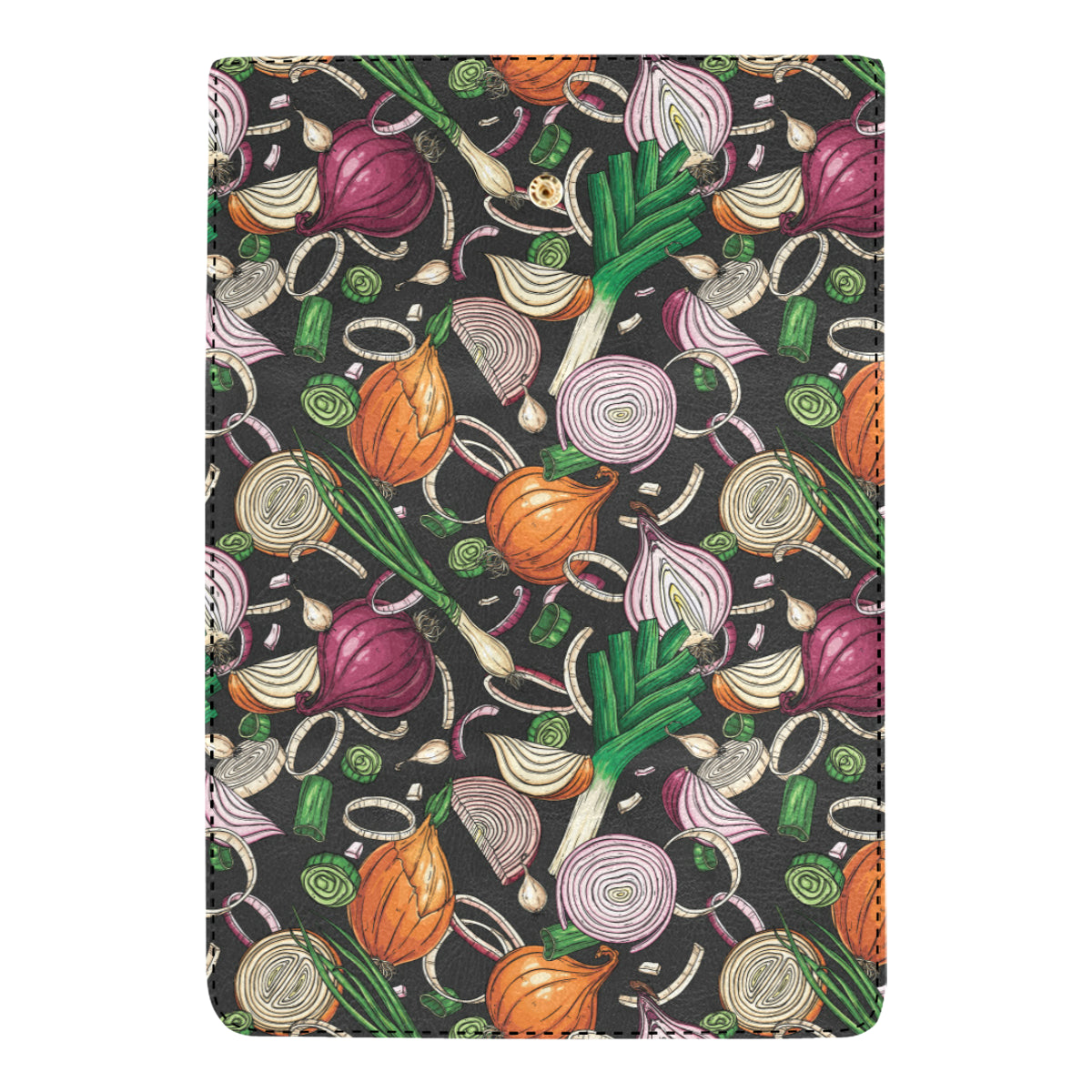 Onion Pattern Print Design A03 Women's Trifold Wallet
