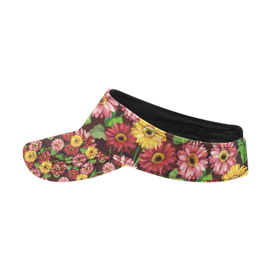 Daisy Gerbera Print Pattern Unisex Sun Visor