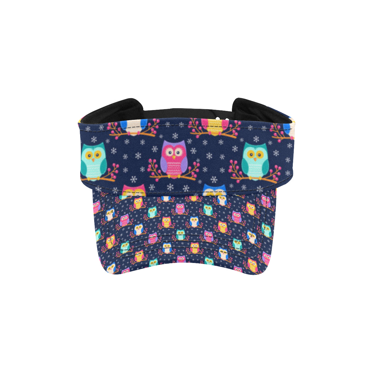 Owl Cute Themed Design Print Unisex Sun Visor