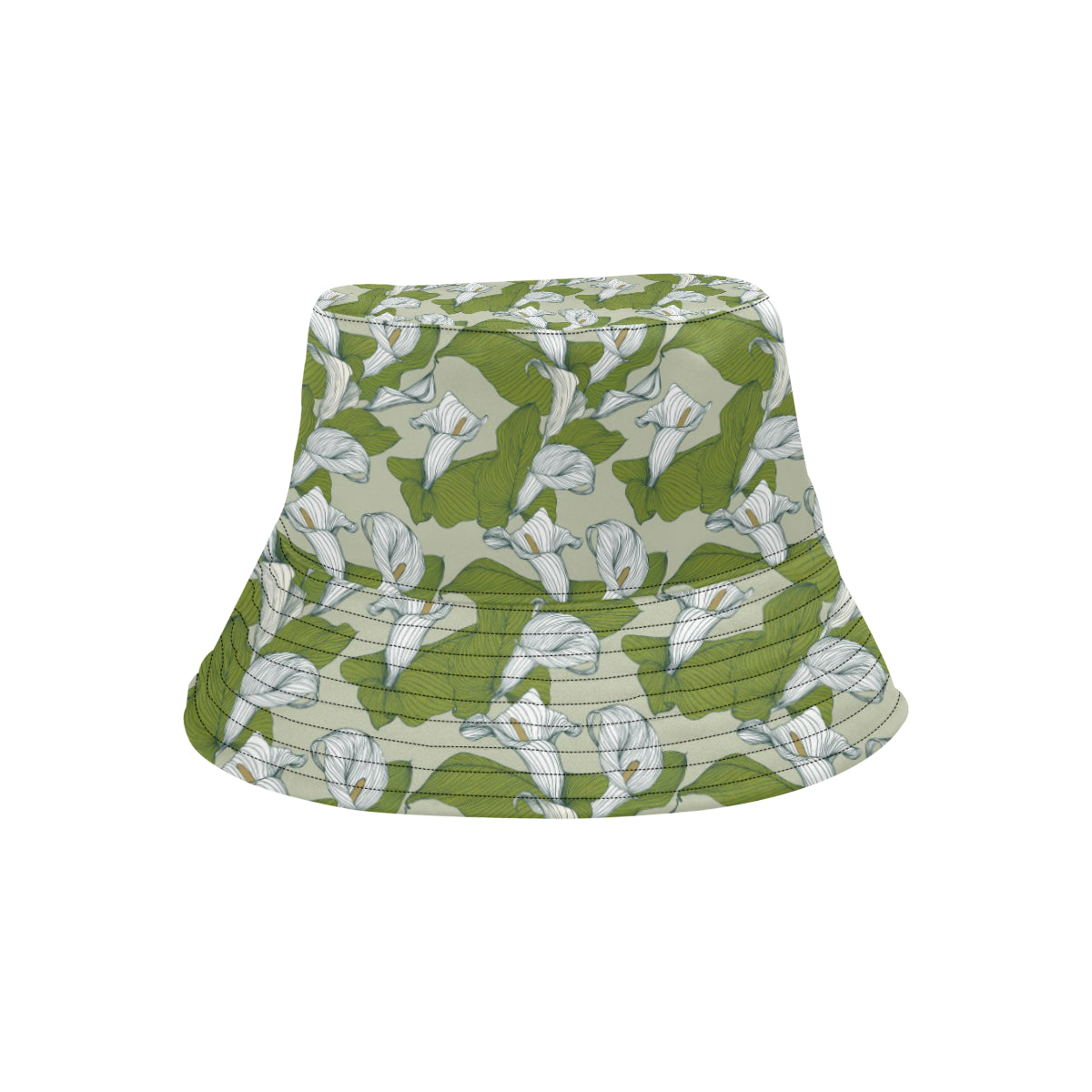 Lily Pattern Print Design LY08 Unisex Bucket Hat