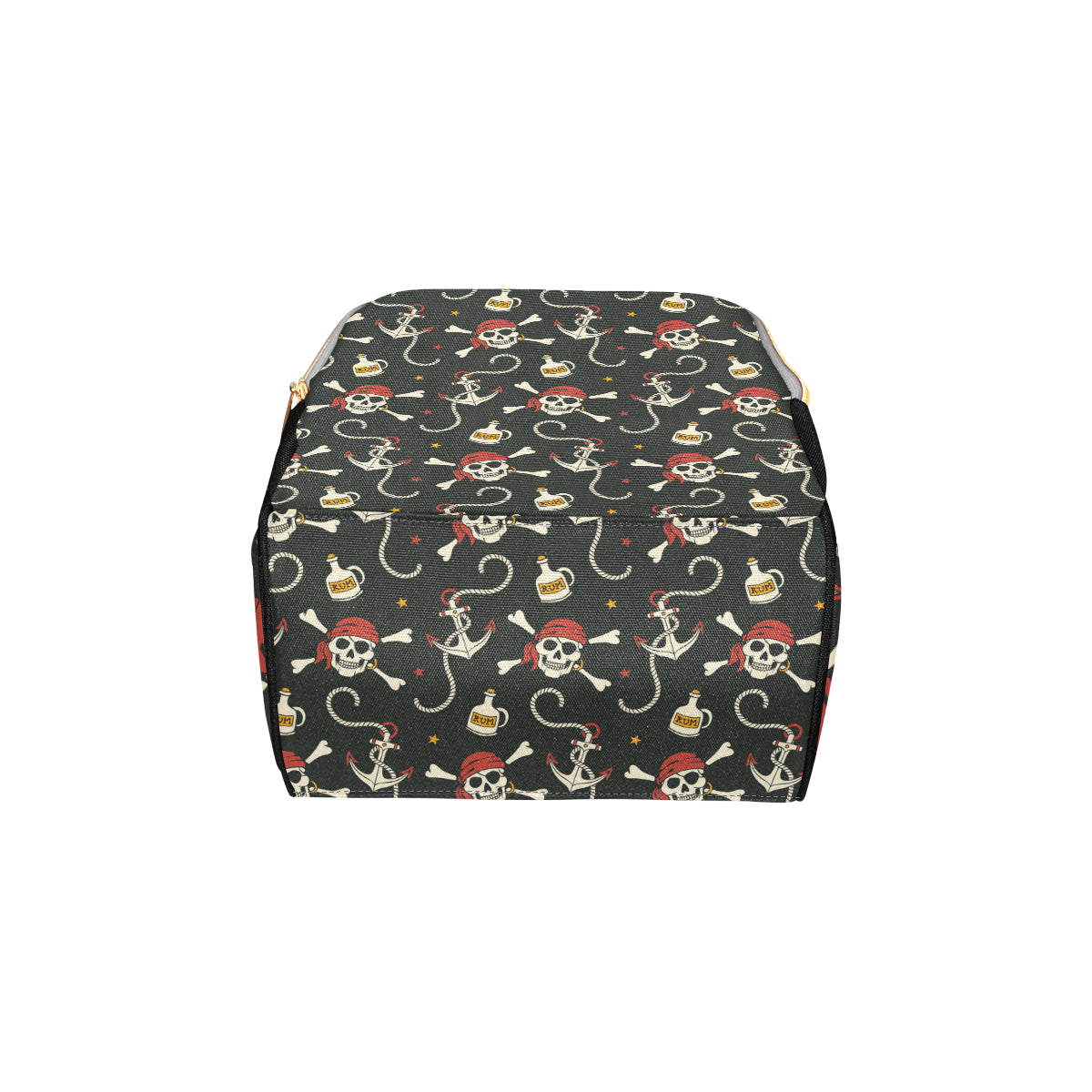 Pirate Pattern Print Design A02 Diaper Bag Backpack