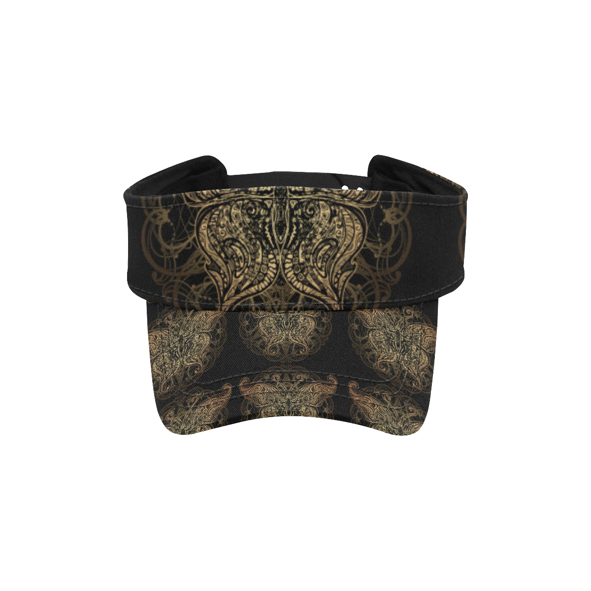 Gold Butterfly Ornamental Unisex Sun Visor