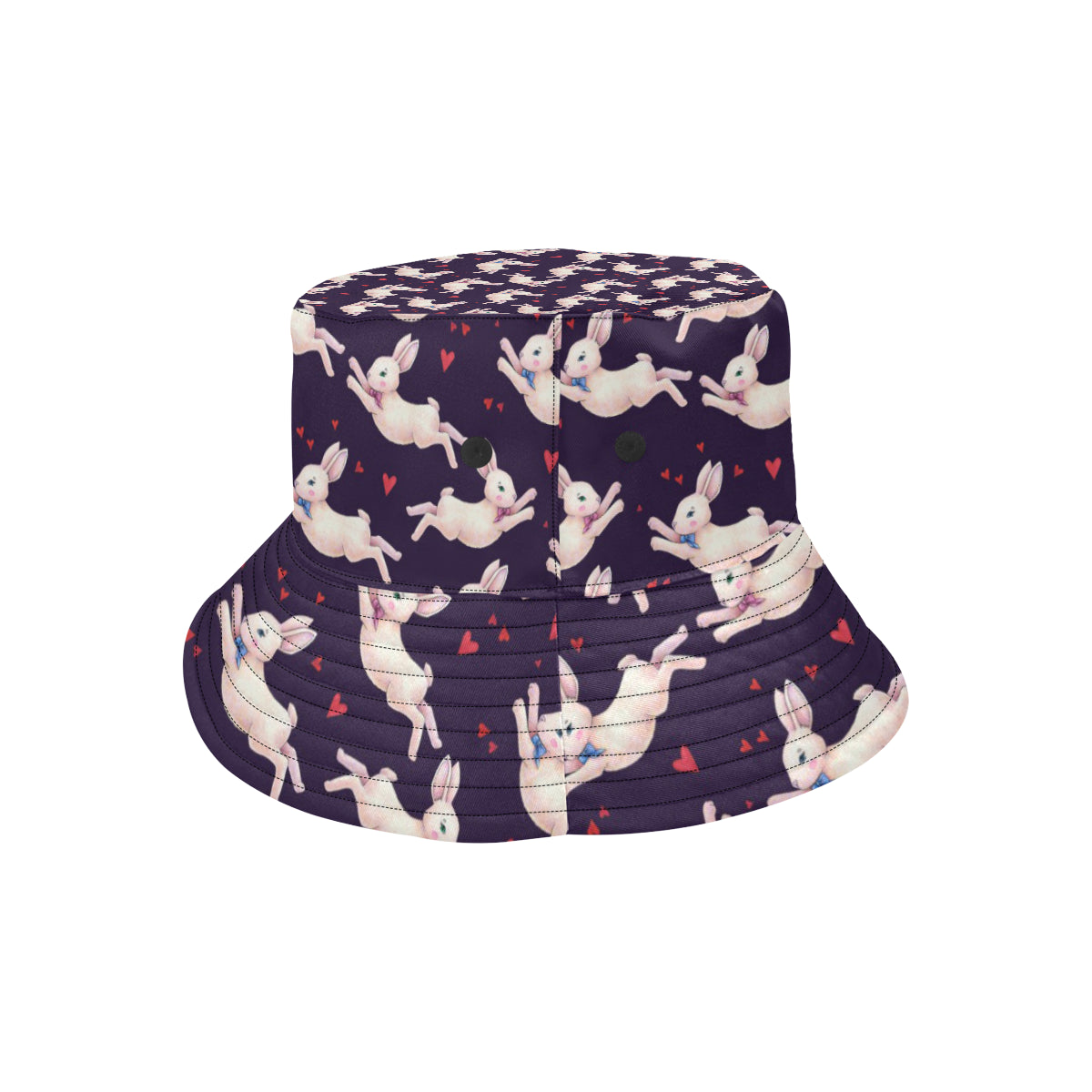 Rabbit Pattern Print Design RB016 Unisex Bucket Hat