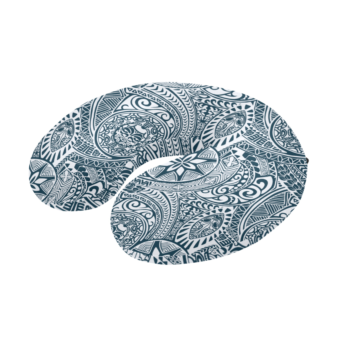 Polynesian Pattern Print Design A03 U-Shaped Travel Neck Pillow