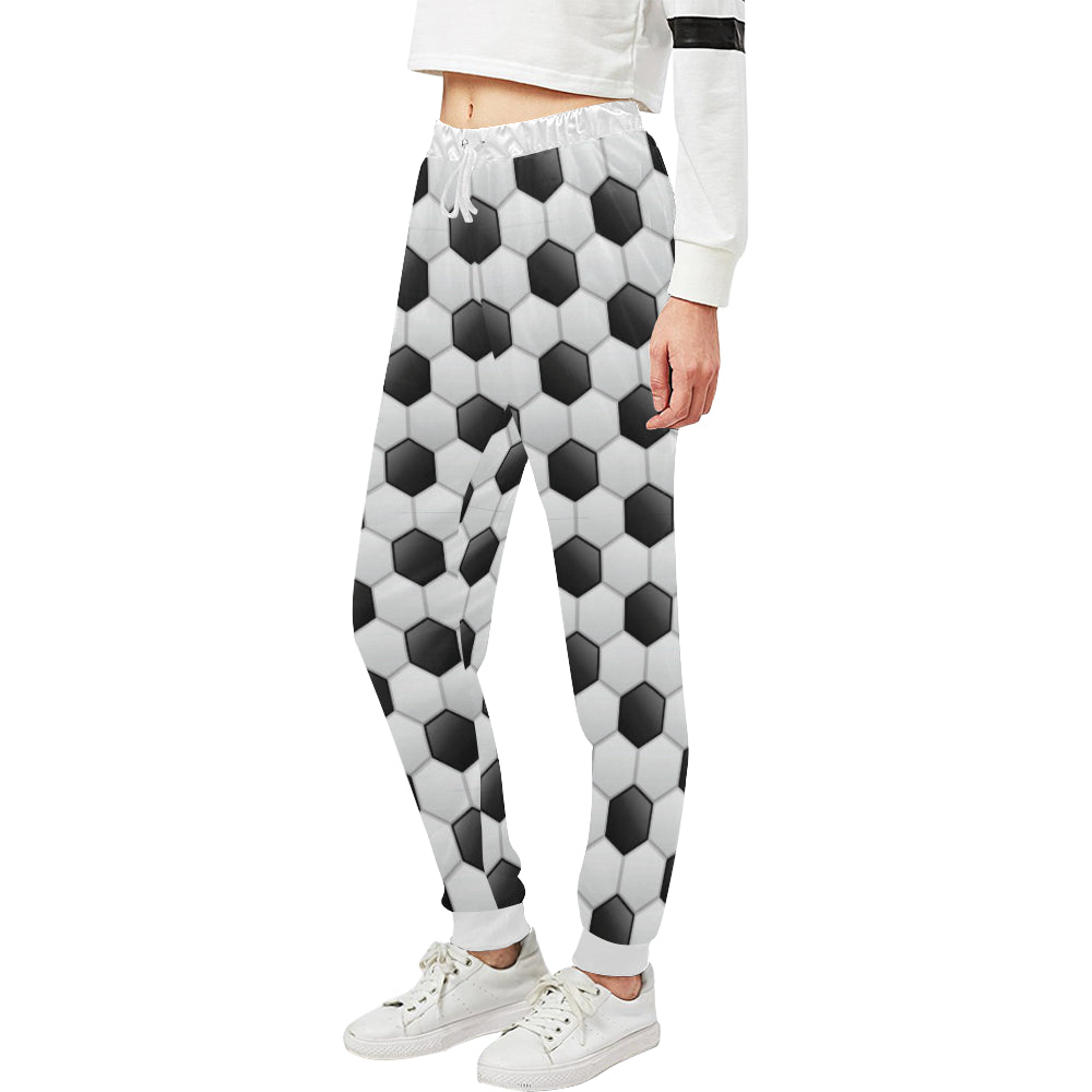 Soccer Ball Texture Print Pattern Unisex Sweatpants