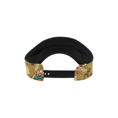 Native Indian Buffalo head Unisex Sun Visor