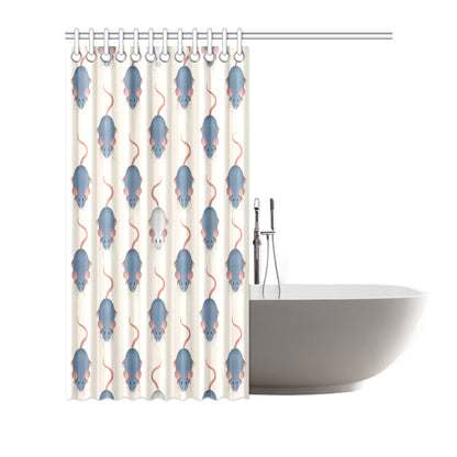 Rat Pattern Print Design 03 Shower Curtain