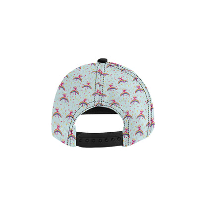 Fairy with Rainbow Print Pattern Snapback Cap