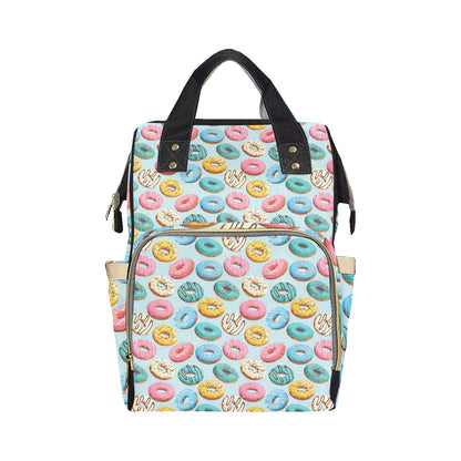 Donut Pattern Print Design DN05 Diaper Bag Backpack