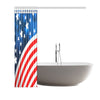 American flag Style Shower Curtain