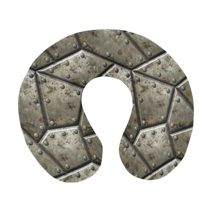 Armor Pattern Print Design 01 U-Shaped Travel Neck Pillow