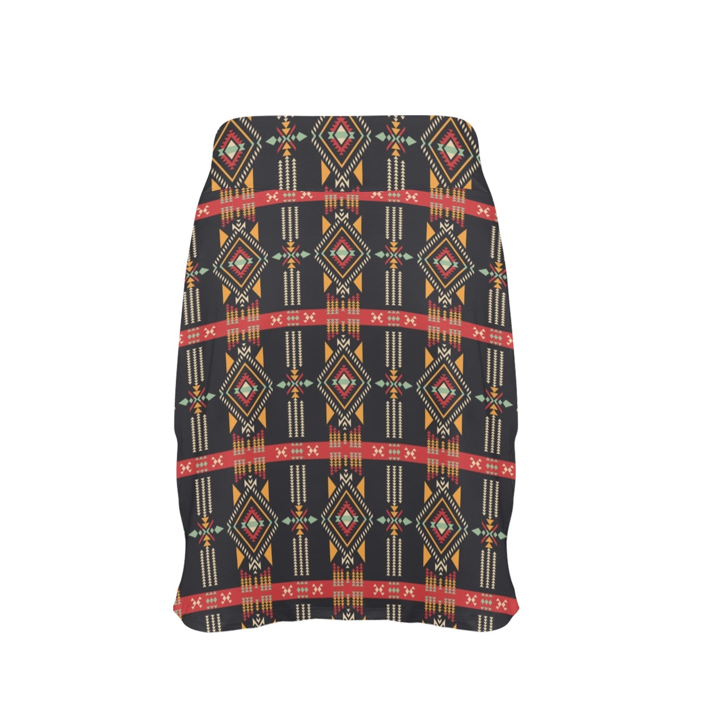 Southwest Pattern Print Design LKS303 17" Golf & Pickleball Skort with Pockets