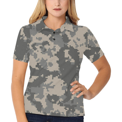 ACU Digital Camouflage Women's Polo Shirt