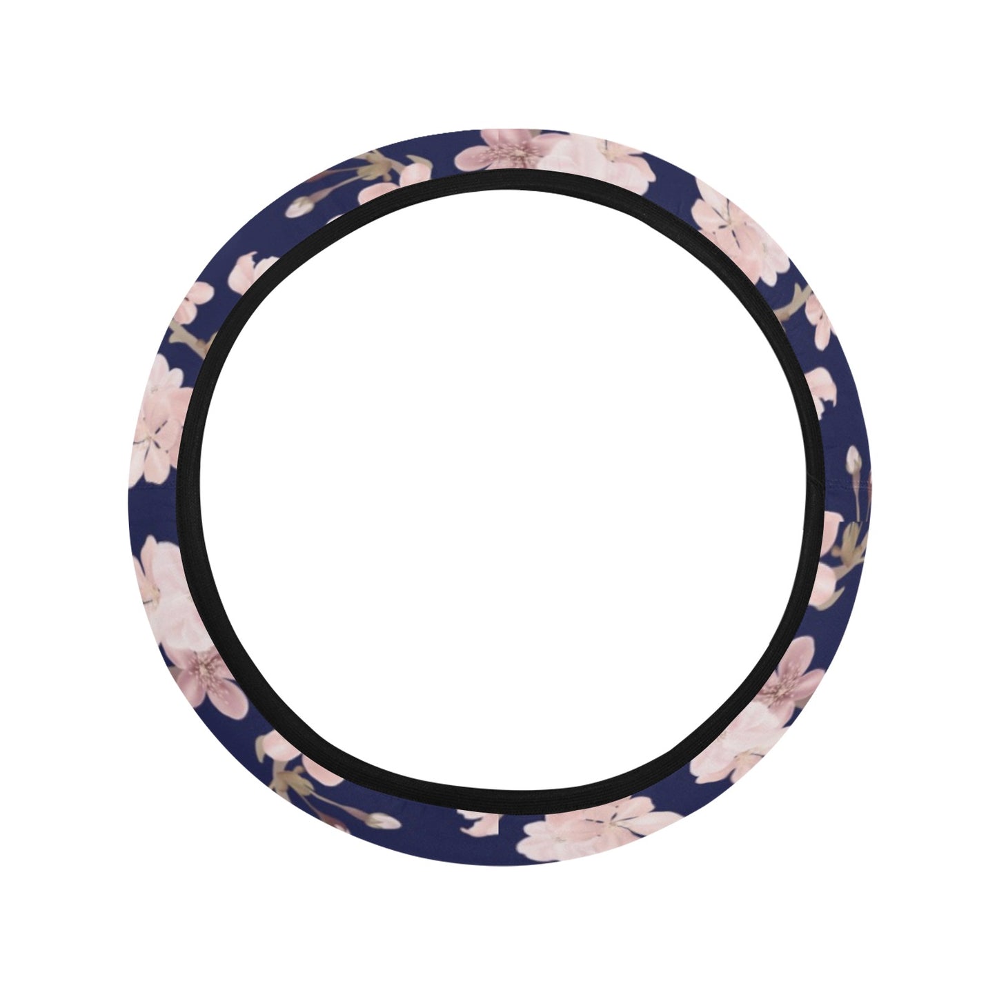 Sakura Print Design LKS301 Steering Wheel Cover with Elastic Edge