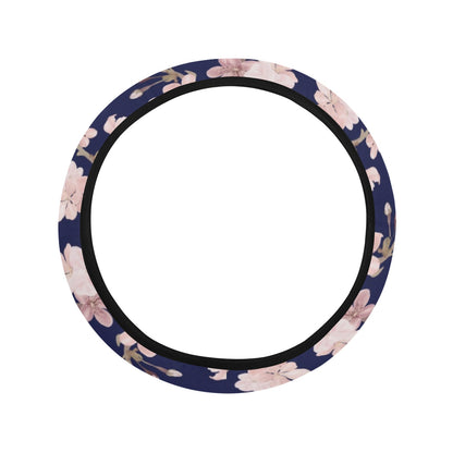 Sakura Print Design LKS301 Steering Wheel Cover with Elastic Edge
