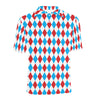 Harlequin Print Design LKS402 Men Polo Shirt