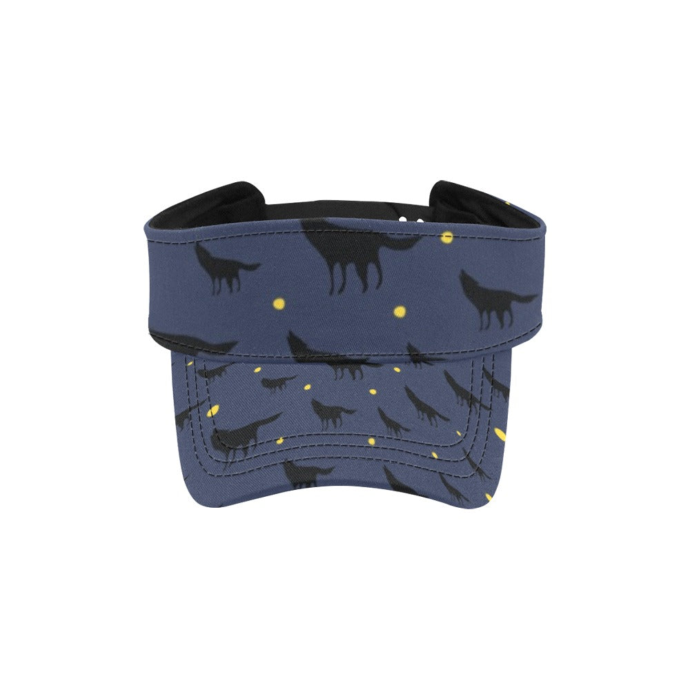 Wolf Print Design LKS301 Unisex Sun Visor