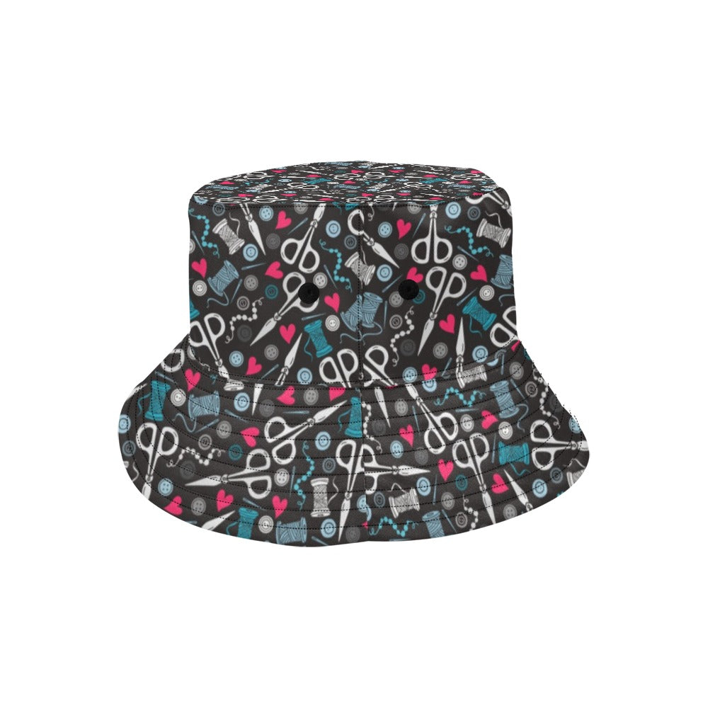 Sewing Equipment Print Design LKS305 Unisex Bucket Hat