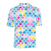 Scales Print Design LKS402 Men Polo Shirt