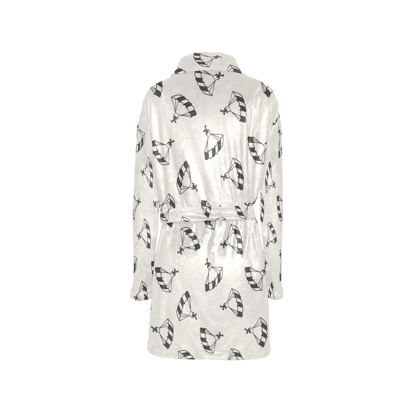 Skydiver Print Design LKS301 Women's Fleece Robe