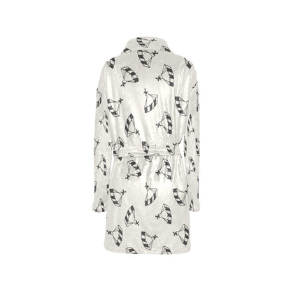 Skydiver Print Design LKS301 Women's Fleece Robe