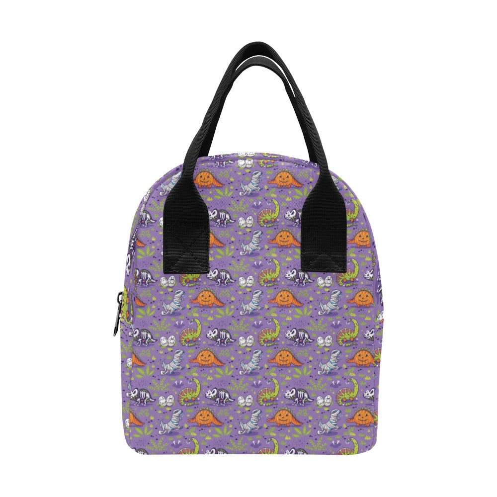 Zombie Dinosaur Print Design LKS302 Insulated Lunch Bag