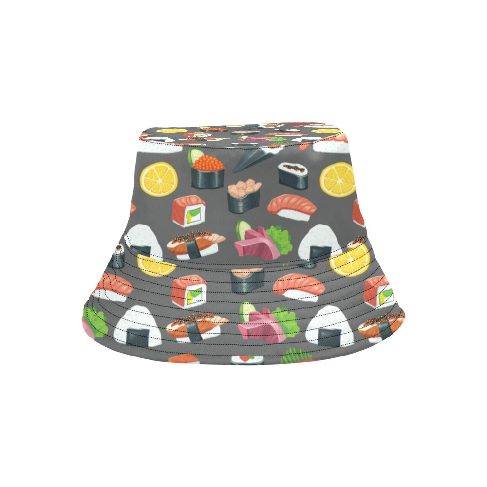 Sushi Print Design LKS302 Unisex Bucket Hat
