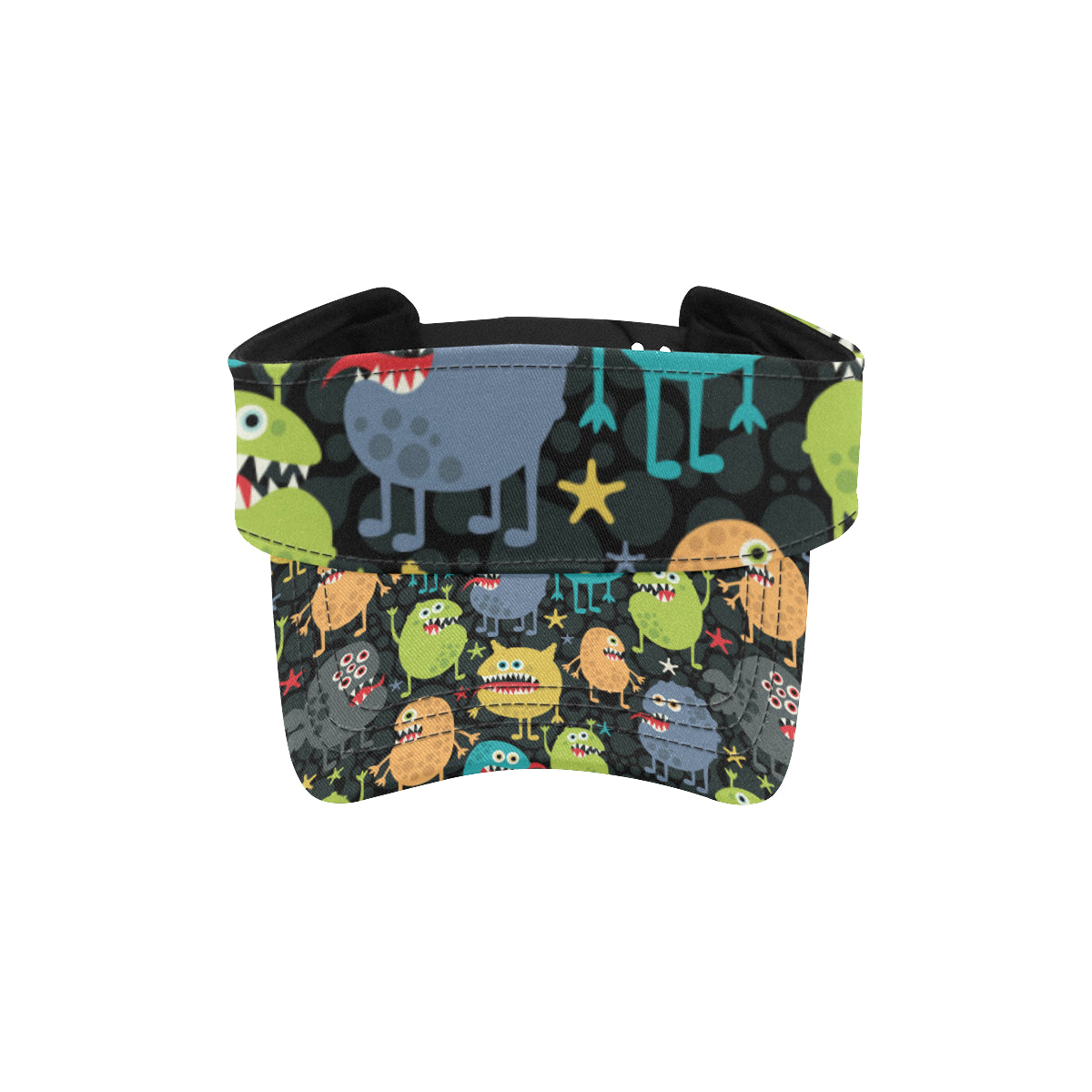 Monster Pattern Print Design 01 Unisex Sun Visor