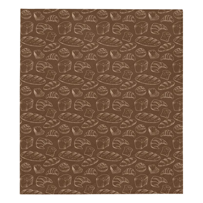 Bread Pattern Print Design 02 Premium Quilt