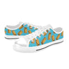 Burrito Print Design LKS301 Women's White Low Top Shoes