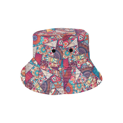 Patchwork Print Design LKS401 Unisex Bucket Hat