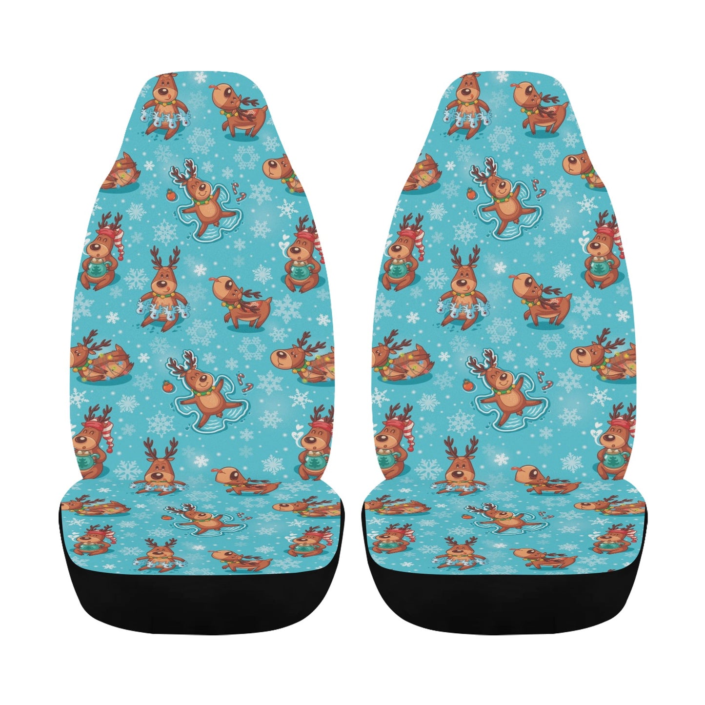 Reindeer Print Design LKS402 Car Seat Covers