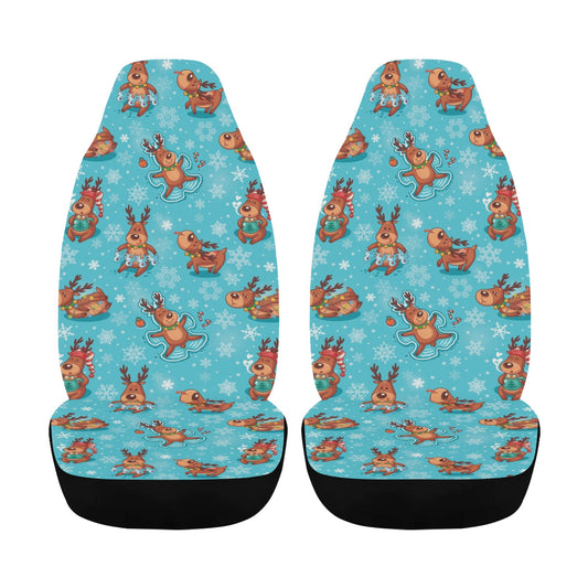 Reindeer Print Design LKS402 Car Seat Covers