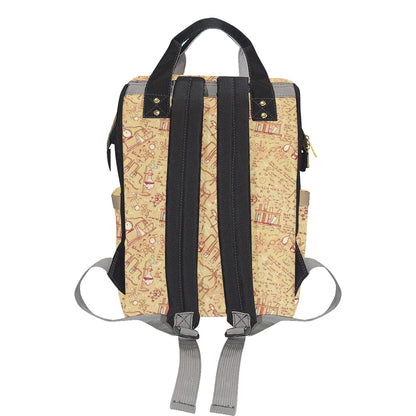 Chemical Pattern Print Design 01 Diaper Bag Backpack
