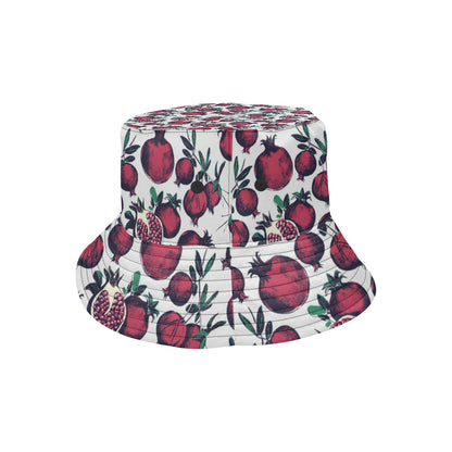 Pomegranate Pattern Print Design PG01 Unisex Bucket Hat