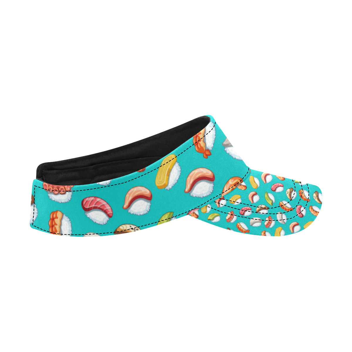 Sushi Themed Print Unisex Sun Visor