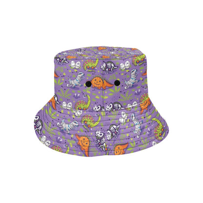 Zombie Dinosaur Print Design LKS302 Unisex Bucket Hat