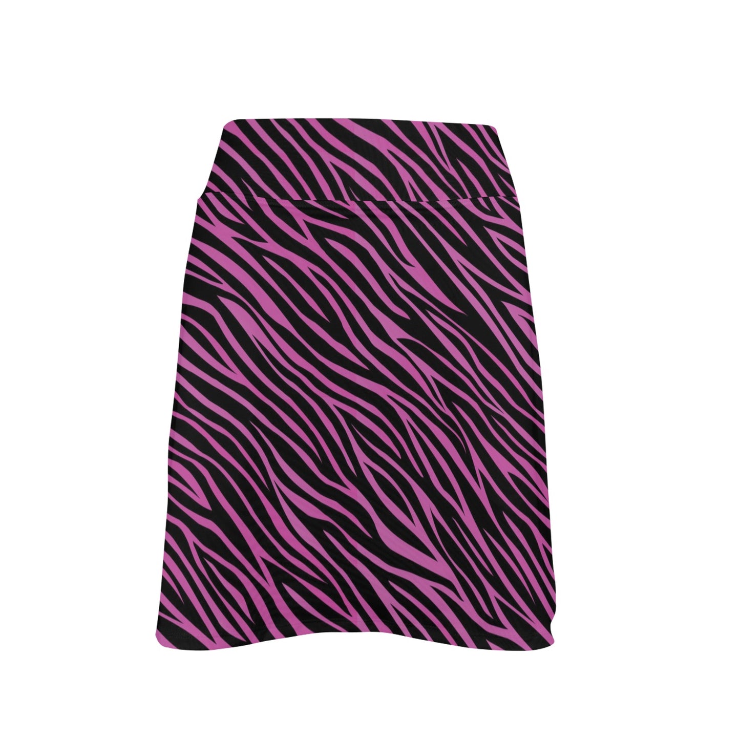 Zebra Pink Print Design LKS304 17" Golf & Pickleball Skort with Pockets
