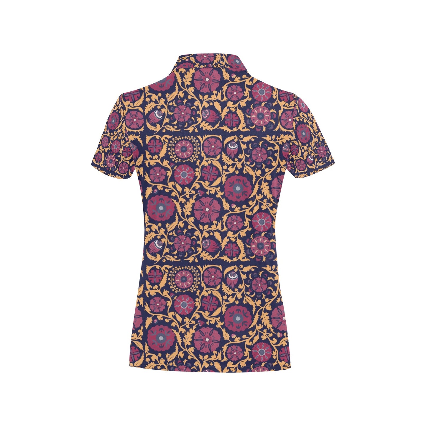 Suzani Print Design LKS303 Women's Polo Shirt