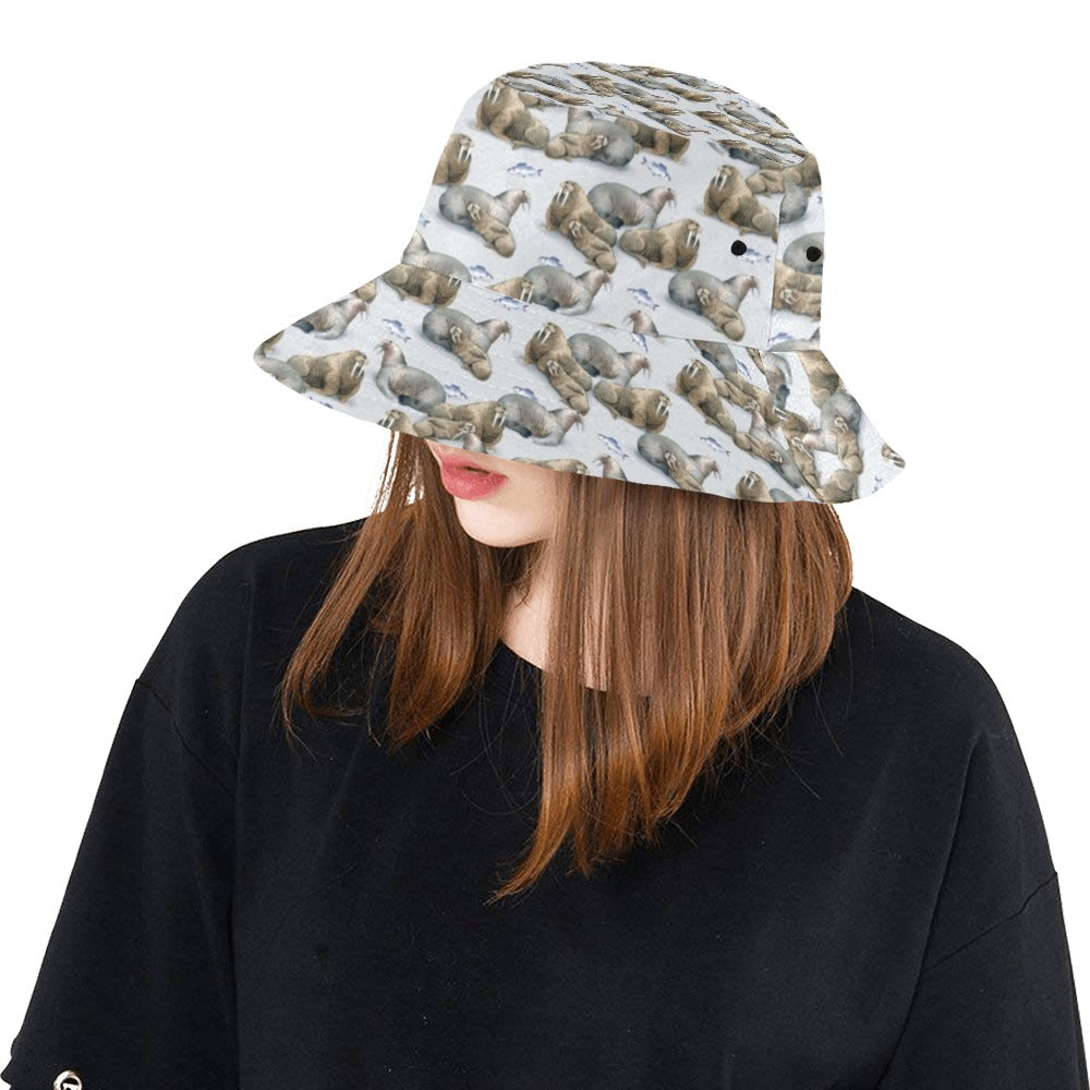 Walrus Print Design LKS401 Unisex Bucket Hat