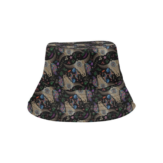 Buffalo Head Print Design LKS401 Unisex Bucket Hat