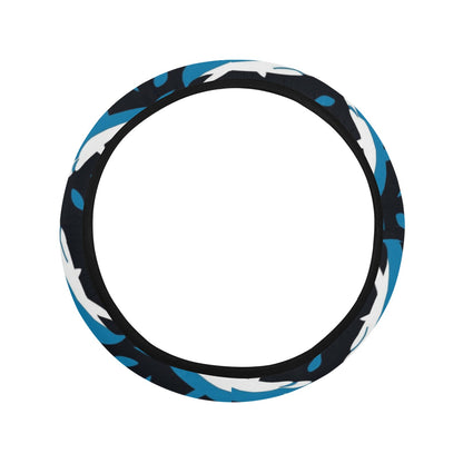 Shark Print Design LKS303 Steering Wheel Cover with Elastic Edge
