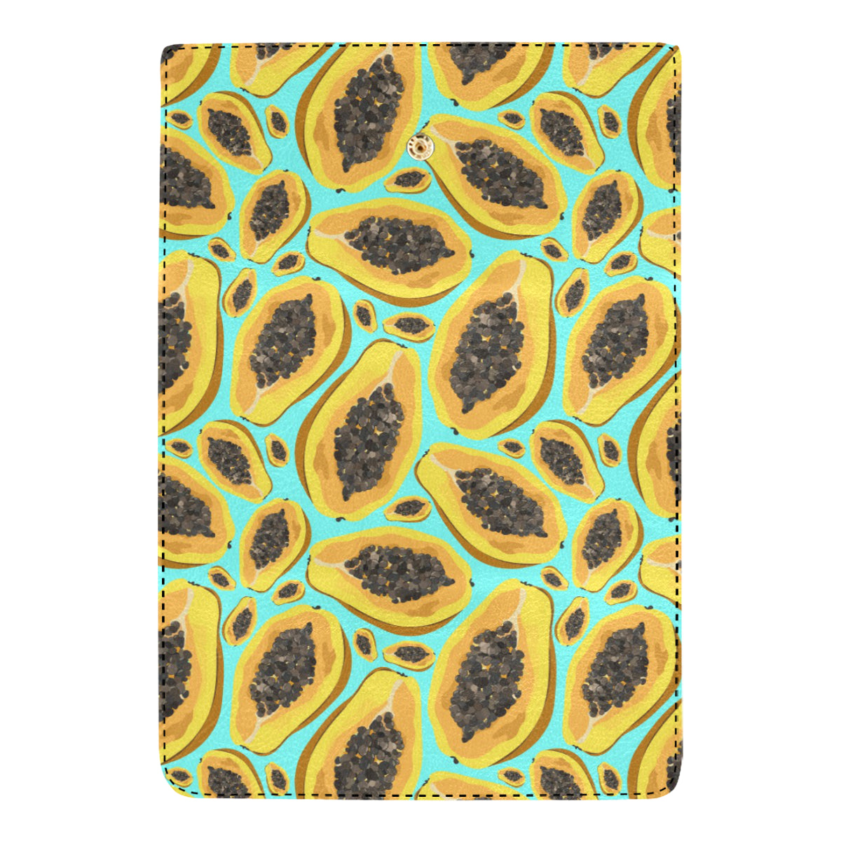 Papaya Pattern Print Design PP03 Women's Trifold Wallet