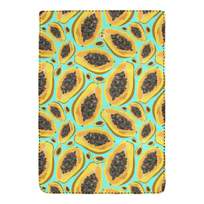 Papaya Pattern Print Design PP03 Women's Trifold Wallet