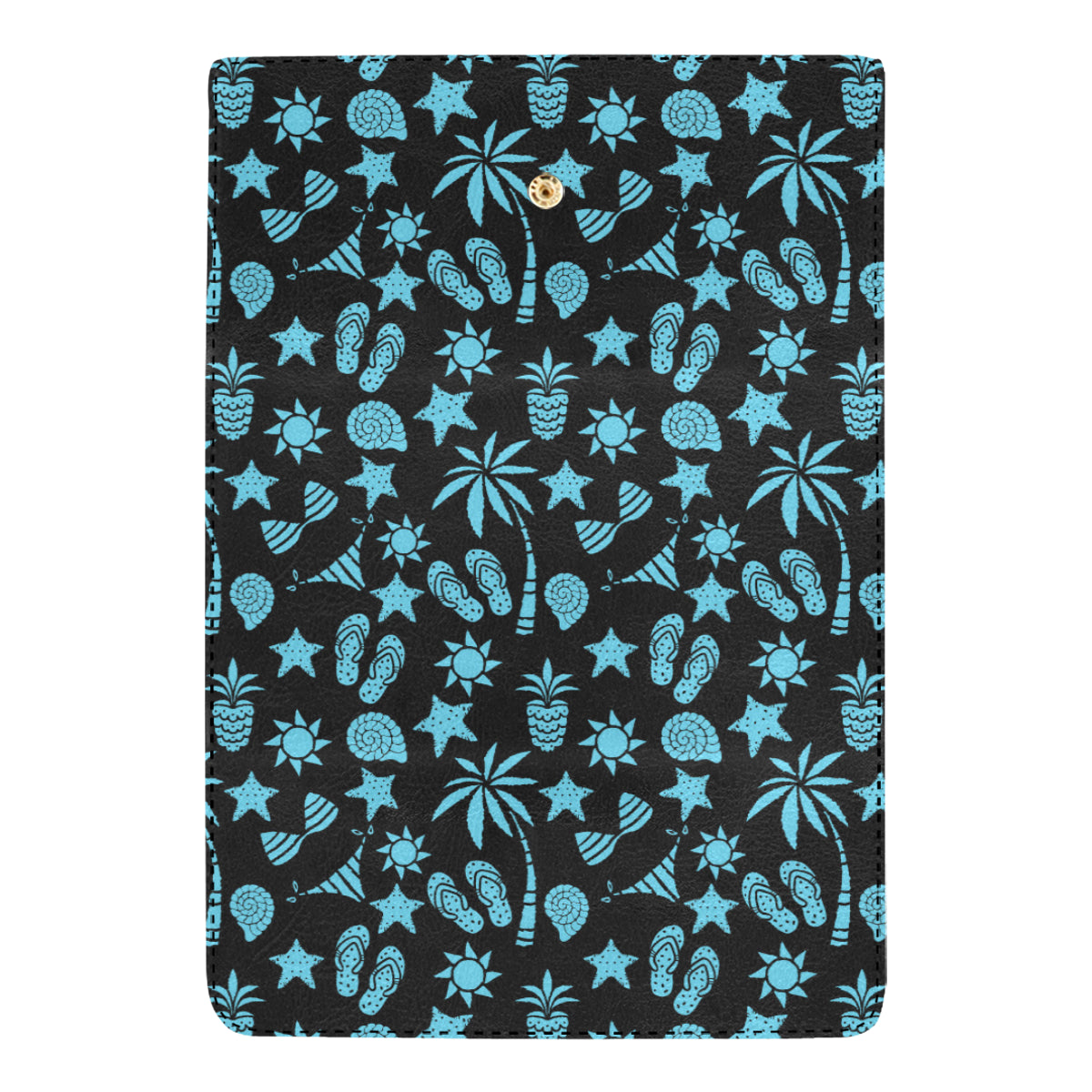 Beach Scene Pattern Print Design 03 Women's Trifold Wallet